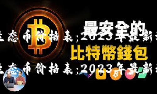 区块链生态币价格表：2023年最新动态解析

区块链生态币价格表：2023年最新动态解析
